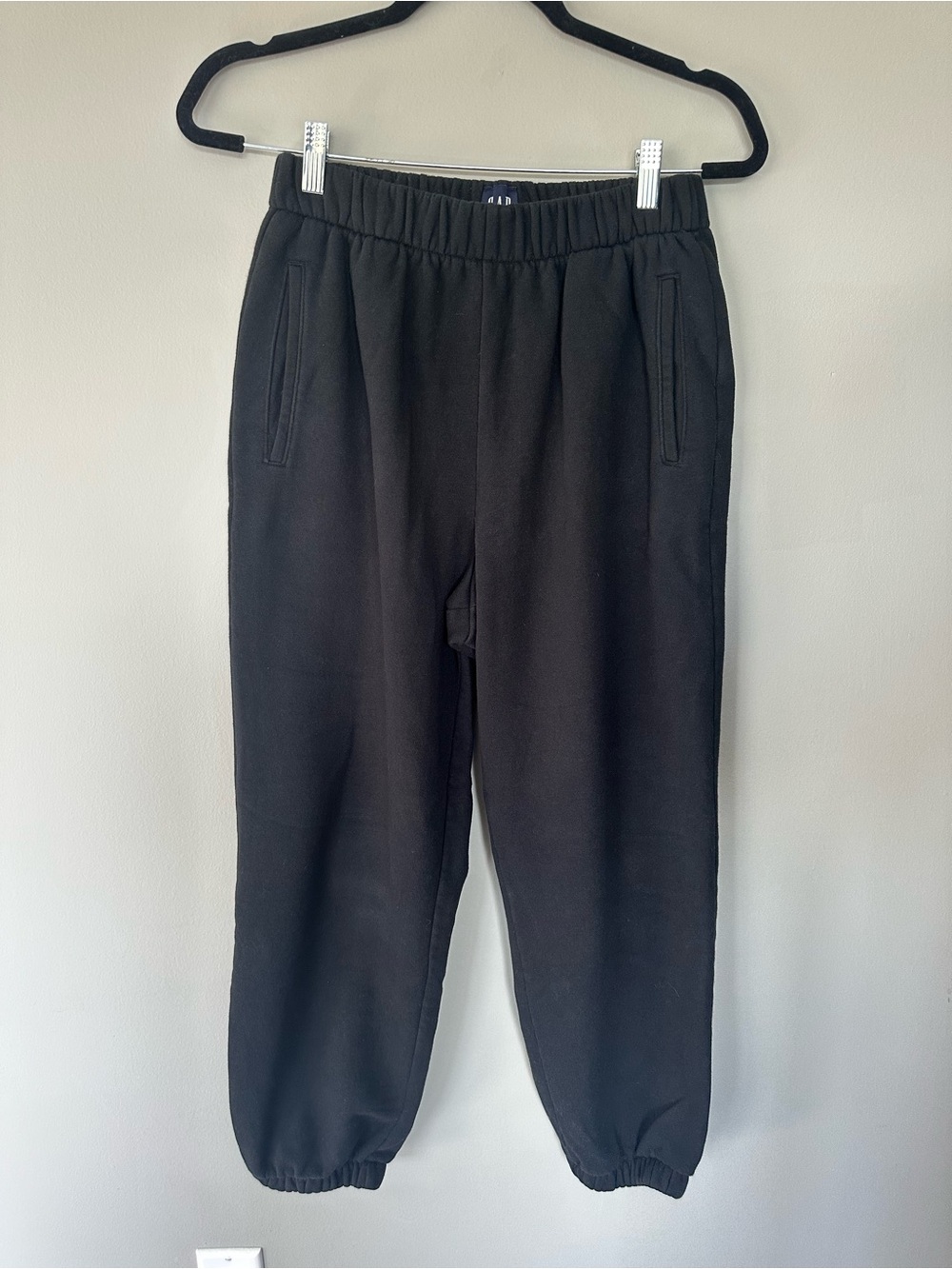 GAP Black Elastic Waist Joggers